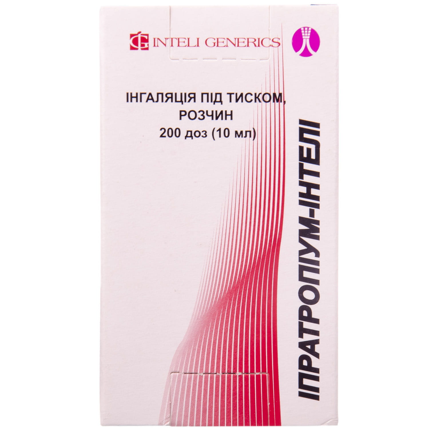 Іпратропіум-Інтелі інгаляція під тиском розчин 20 мкг/доза балон 200 доз (10мл)